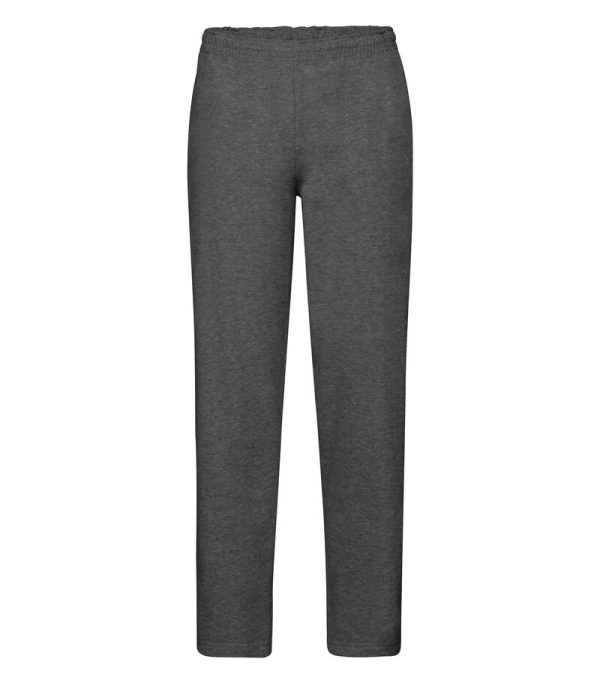 Fruit Of The Loom_Classic Open Hem Jog Pants_64 032 HD_Dark_Heather_Grey_front