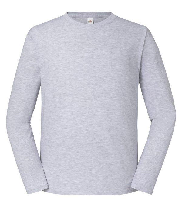 Fruit Of The Loom_Iconic 195 Ringspun Premium Longsleeve T_61360_061360094_Heather Grey_front
