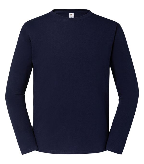 Fruit Of The Loom_Iconic 195 Ringspun Premium Longsleeve T_61360_0613600AZ_deep Navy_front