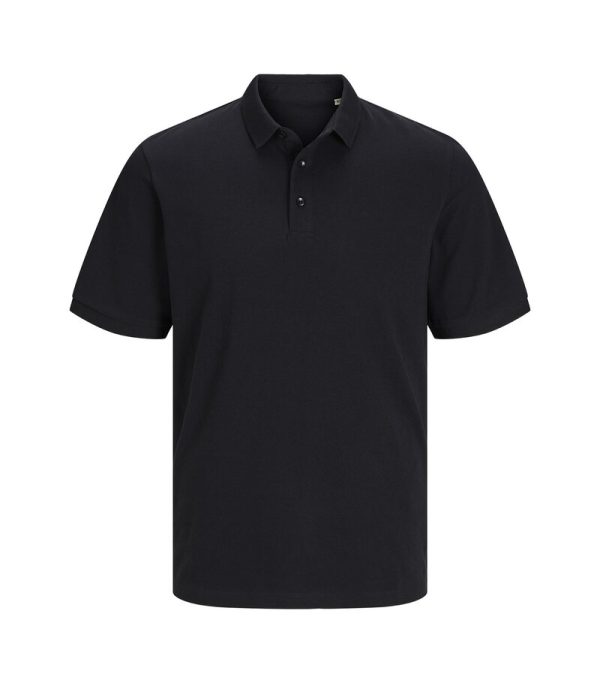 Jack Jones Produkt Blanks_PKTGMS Blank Basic Polo Pique SS_12257556_Black_front_5715515256471_001