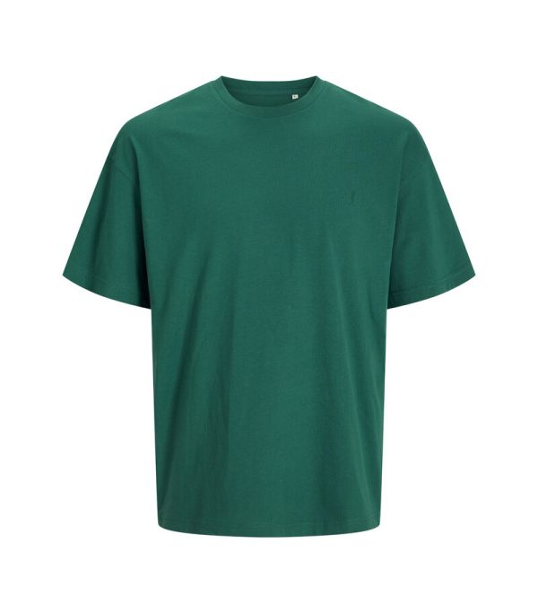 Jack Jones Produkt Blanks_PKTGMS Blank Loose Tee SS_12263911_Alpine Green_front_5715603405675_001