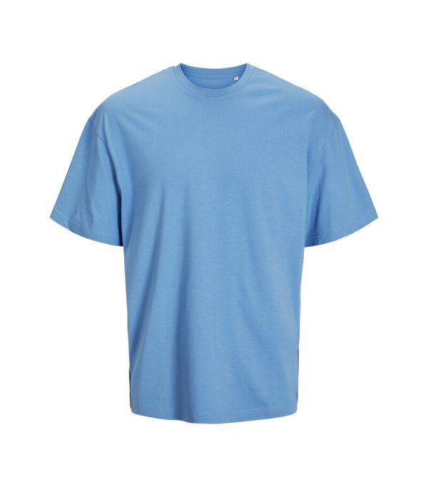 Jack Jones Produkt Blanks_PKTGMS Blank Loose Tee SS_12263911_Azure Blue_front_5715603405699_001