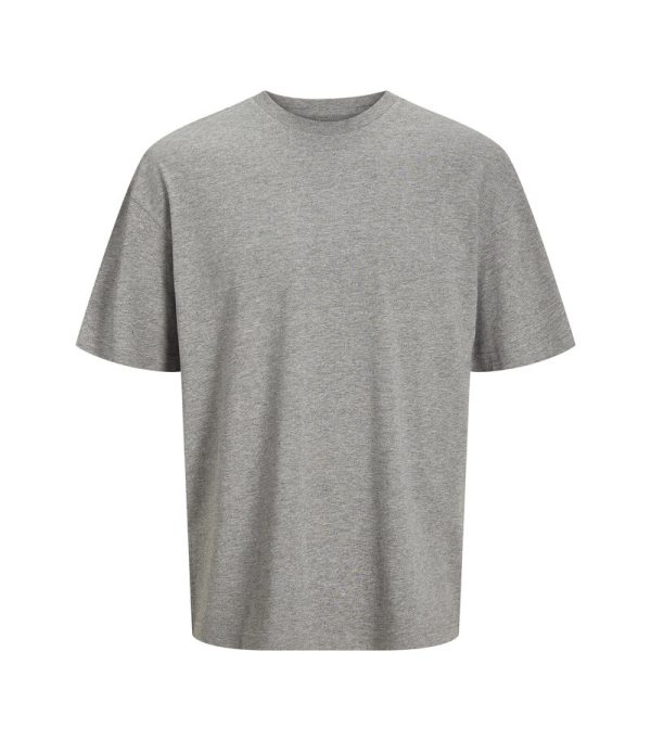 Jack Jones Produkt Blanks_PKTGMS Blank Loose Tee SS_12263911_Light Grey Melange_front_5715603405781_001