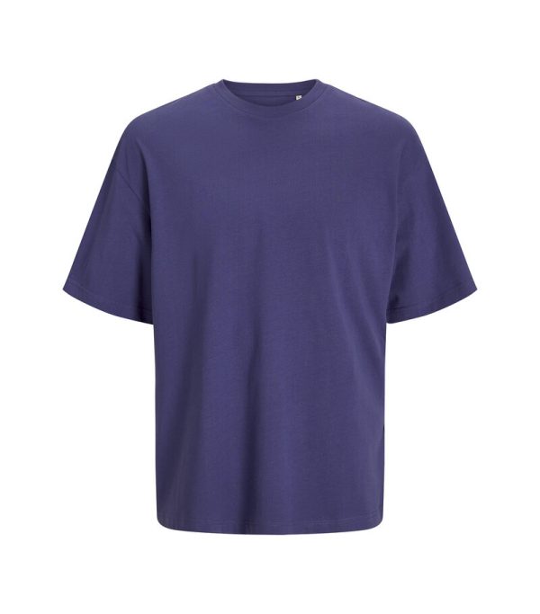 Jack Jones Produkt Blanks_PKTGMS Blank Loose Tee SS_12263911_Skipper Blue_front_5715603405835_001