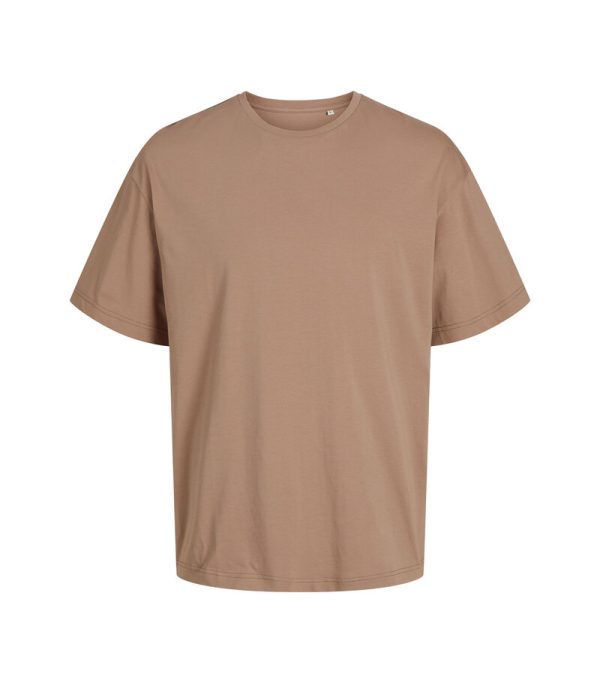 Jack Jones Produkt Blanks_PKTGMS Blank Loose Tee SS_12263911_Warm Taupe_front_5715603405880_001