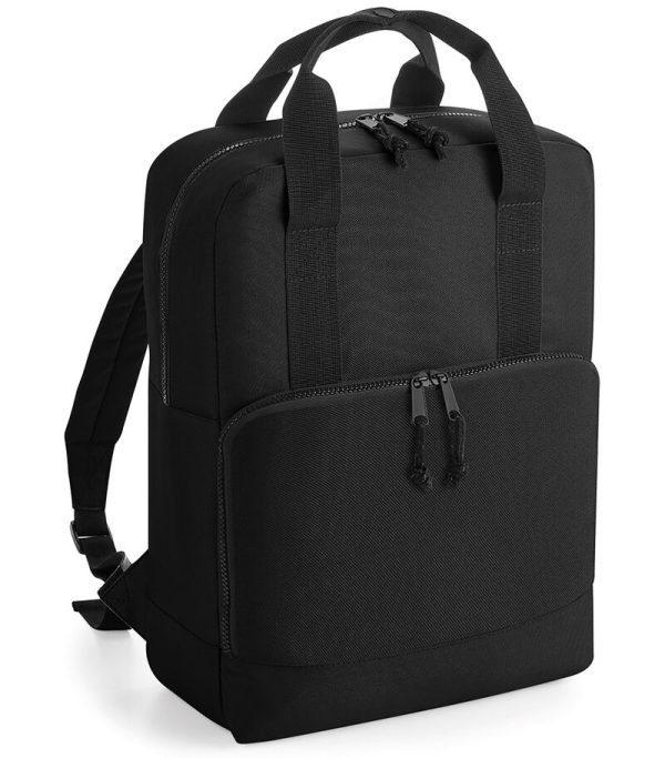 BG287_007_bagbase_Recycled Twin Handle Cooler Backpack_bg287_black