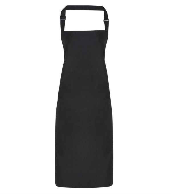 PR115_004_Premier Water Proof Bib Apron PR115 BLACK FT