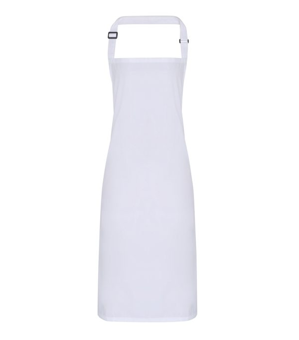 PR115_148_Premier Water Proof Bib Apron PR115 WHITE FT