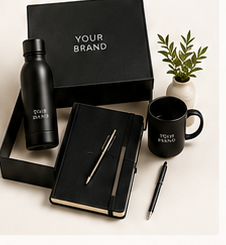 Premium event-kit med box och produkter
