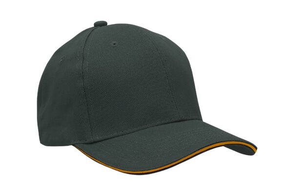 Headwear 4210, Buteljgrön/guldgul