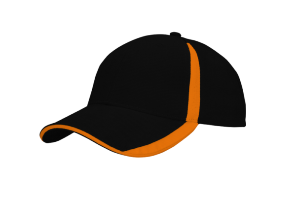 Headwear 4014, Svart/orange