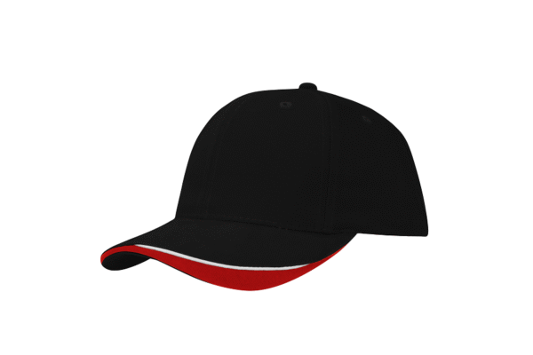 Headwear 4167, Svart/röd