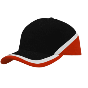 Headwear 4026, Svart/vit/orange
