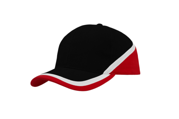 Headwear 4026, Svart/vit/röd