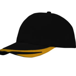 Headwear 4072, Svart/gul