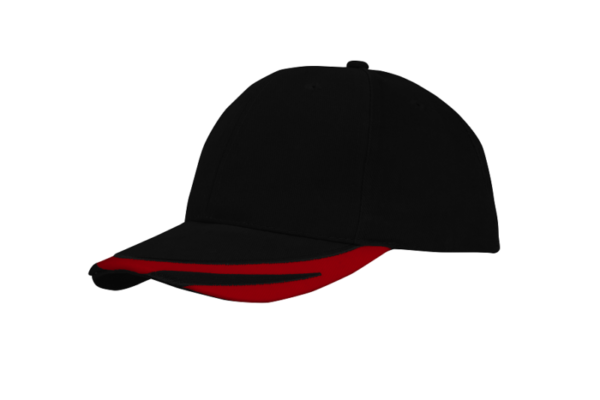 Headwear 4072, Svart/röd