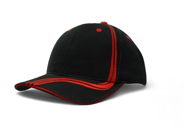 Headwear 4099, Svart/Röd