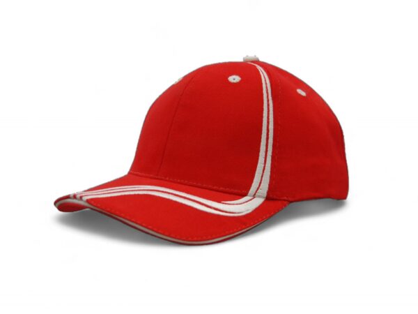 Headwear 4099, Röd/Vit